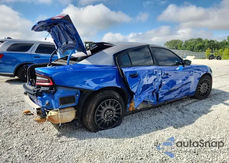 2019 Dodge Charger Police z USA, uszkodzony, nr VIN 2C3CDXKT9KH738514